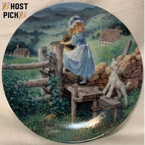 PLATE#2 MARY HAD A LITTLE LAMB MOTHER GOOSE SERIES